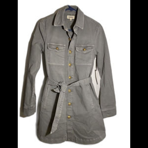 NWT L'AGENCE Samantha Safari Button Belted‎ Jacket Size S